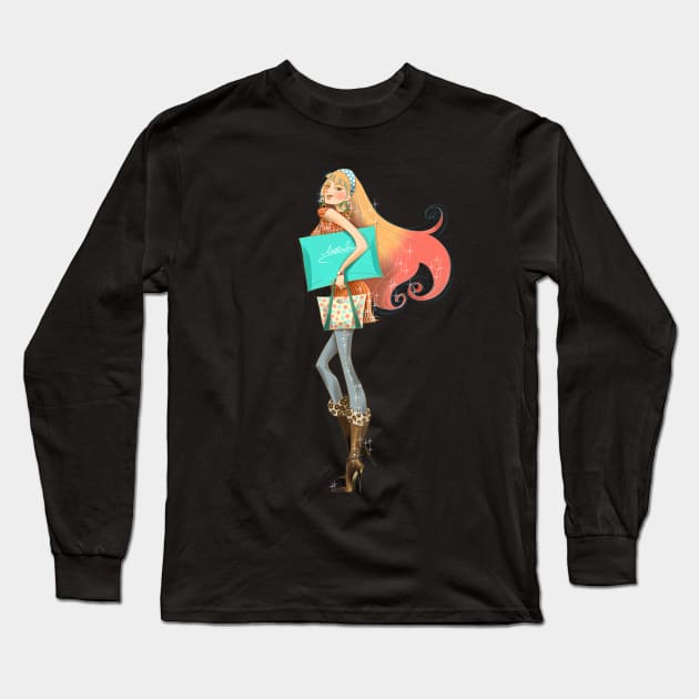 Fashion Long Sleeve T-Shirt by Tynna's Store